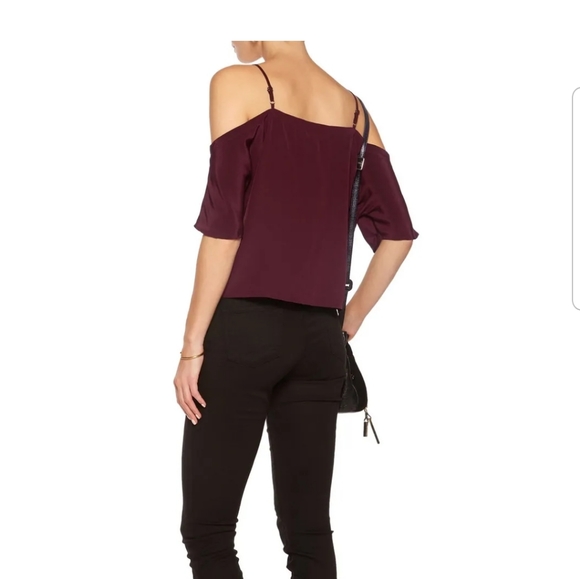 Walter Baker Jillian Cutout Silk Top - Picture 4 of 7